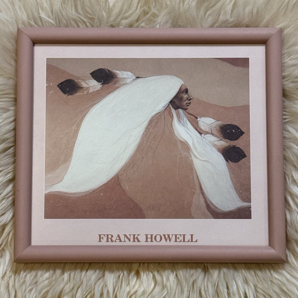 Frank Howell "New Mexico Clay" 11 X 10 Inch Framed Print 1990 Vintage Southwest